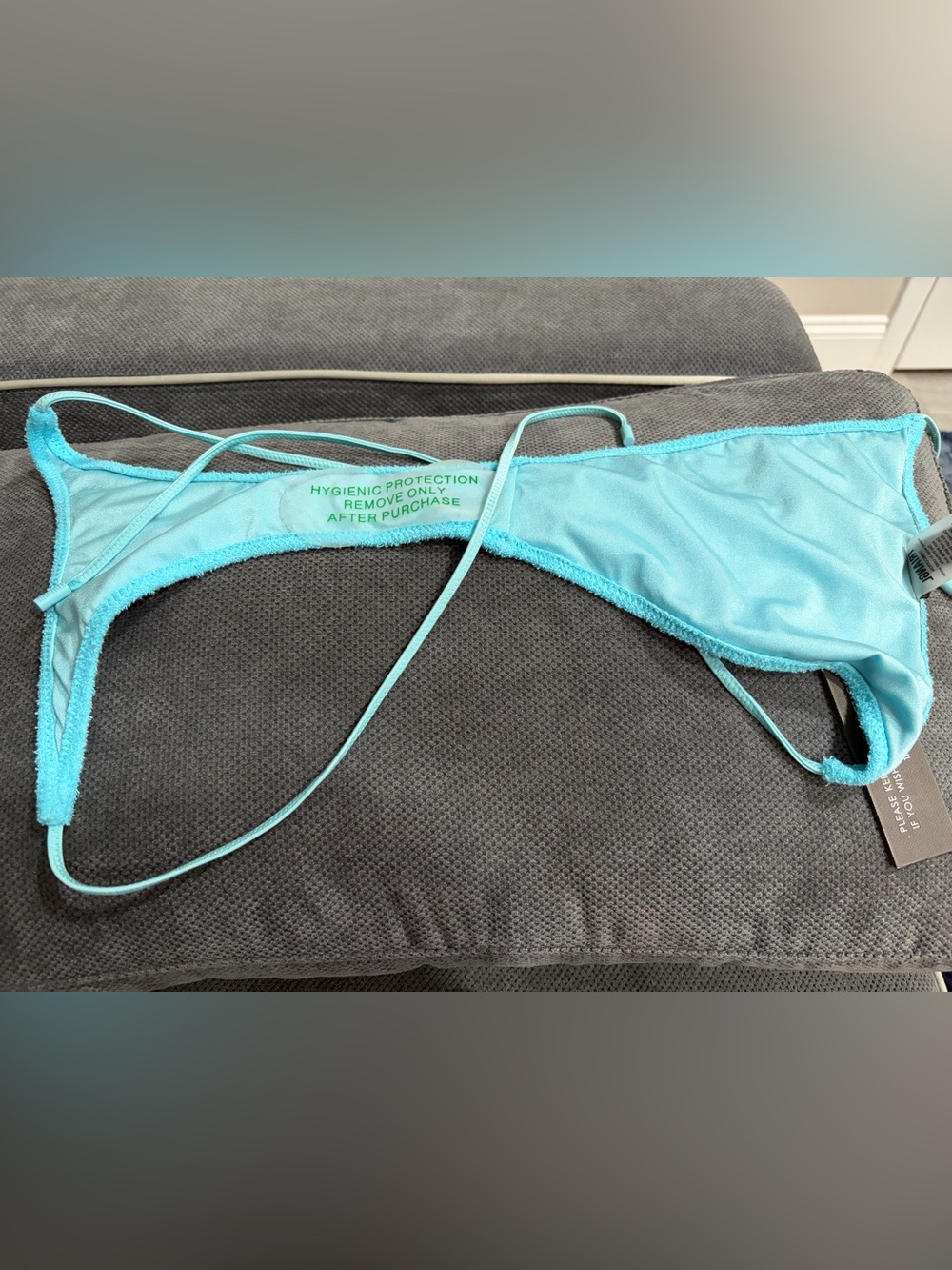 Triangl turquoise Terry Cloth Bikini in small - NWT - Picture 4 of 5